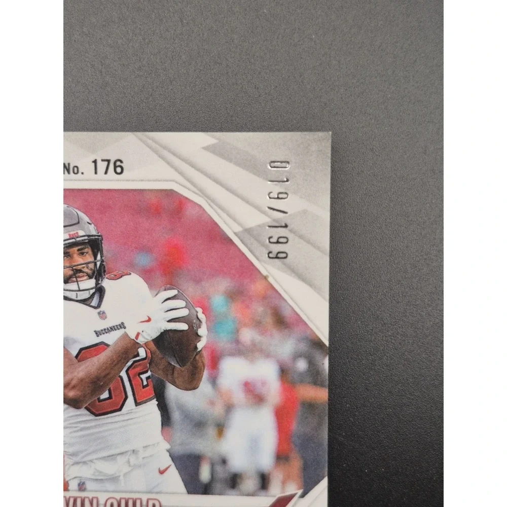 2024 Panini Phoenix Football Devin Culp #176 Red Lazer /199 (RC) Buccaneers